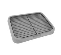 ZJchao Large Pet Training Tray, Pee Pad Holder, Non Skid Rubber Feet Leak Dog Potty Tray with Net Structure Odorless Materia Sturdy Construction for Small to Medium Dogs