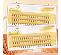 ZJchao Lash Clusters Extensions 10D 0.07, Lightweight, Individual Lashes, Flexibility for Quick Easy Application. Even Hand Dispensing, Long Lasting Effect, Mink Hair Material. Slender