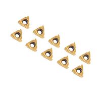 ZJchao Lathe Threading Inserts, Carbide Inserts Turning Tool Holders 10PCS 11IR A60 CNC Carbide Vane/Wing Turning for External/Internal Thread