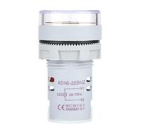 ZJchao LED Digital Frequency Meter, LED Hz Indicator Signal, AD16-22DSH 20-75Hz AC Hz Indicator Light with Clear Display for Circuit Frequency Measurement (White)