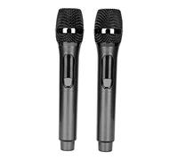ZJchao LED Display Handheld Wireless Microphone, Strong Signal & High Performance, Plug and Play, to 50M Range, Compatible with 6.35mm Devices & 3.5mm Adapter Included