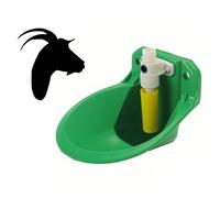 ZJchao Livestock Water Trough, Automatic Pig Waterer with Adjustable Water Volume, 1L Water Storage Capacity, Plastic Chicken Waterer for Pig, Cow, Sheep