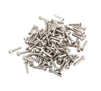 ZJchao M3 Hex Socket Cap Head Screws Bolts 304 Stainless Steel DIN912 Standard 11 Sizes 100pcs for Industrial Construction Home Office Machinery (M3*14)