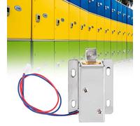 ZJchao Magnetic Door Lock, Electromagnetic Lock DC 12V Miniature Electric Control Magnetic with 4 Pcs Screws for Installation of Various Boxes Cabinets and Drawers