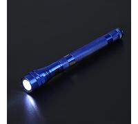 ZJchao Magnetic Flashlight, Telescoping Magnetic Pickup Tool Flashlight Rotatable Torch with End LED Pickup Tool Head Pick Up (Blue)