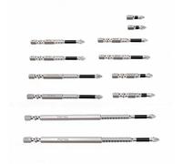ZJchao Magnetic Screwdriver Drill Bits Set 25mm 50mm 65mm 70mm 90mm 150mm High Hardness Impact Resistant Anti Slip Bits with Flexible Twist Design for Power Drill Electric Screwdriver