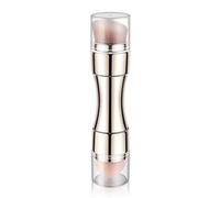 ZJchao Makeup Brush Set Professional Eyeshadow Concealing Blush Brush 4 in 1 Ideal for On-The-Go Beauty Rose Gold (Golden)