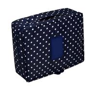 ZJchao Makeup Cosmetic Storage Bag Portable Toiletry Products Travel Pouch Oxford Fabric Handle Zipper Closure (Black)