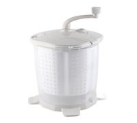 ZJchao Manual Washing Machine, Mini Washing Machine Travel Washer Underwear Laundry Washer Mini for Underwear, Baby Clothes, Socks or Other Small Items, Gray 15.7x13.0 in
