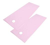 ZJchao Massage Table Sheets, Massage Table Cover with Oil Proof Design Polyester Disposable Bed Sheets for Beauty Salon, SPA Center (Pinkish)