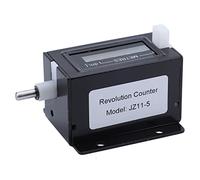 ZJchao Mechanical Counter, Meter Counter One Button Press Return to Zero 5 Digit Stainless Steel Pull for Cumulative Recording of Reciprocating Motion Times