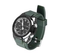 ZJchao Men's Digital Wrist Watches, Quartz Electronic Watch Casual Double Movement Waterproof Dual Display Luminous Sport Electronic Watch for Outdoors Swimming Men Od Green