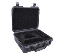 ZJchao MINI Dish Storage Box Light Gray IP67 Rainproof Impact Proof Travel Carrying CASE