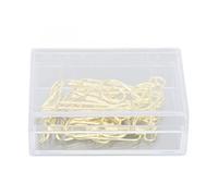 ZJchao Music Pin, Music Clips Page Holder Musical Notes Clips 100Pcs Note Shape Paper Innovative Cute Design Resistant Gold Paper for Office Home School Hospital