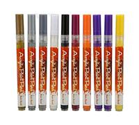 ZJchao Nail Art Pen Set Colorful ABS Housing Nail Point Painting Graffiti Dotting Pen for DIY Design and Care 10PCS Vibrant Quick Drying Easy to Use Lightweight Professional