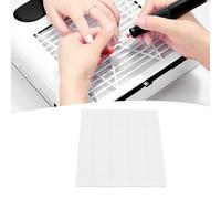 ZJchao Nail Dust Collector Filter, 14x12x0.8cm Reusable Efficient Vacuum Cleaner Filter for Manicure, with PP PET Material for Nail Salon and Home Use