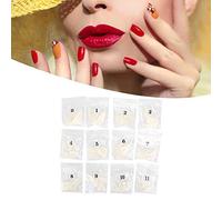 ZJchao Nail Tips, Practice Nails For Nail Art 504pcs Professional Art Tip Tools For Practice False Fake Patch Fake Tips For Hand DIY Manicure Tool (Self Color)