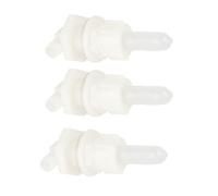 ZJchao Nipple, Lamb Nipple with Airproof Design 3 Set Plastic PP White Veterinary Feeding Pritchard Lamb Feeding for Pigs Sheep