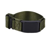 ZJchao Nylon Band Replacement WHOOP 5.0 Adjustable Breathable Sport Strap Secure Fit Comfortable Lightweight Durable Wristband for Fitness Enthusiasts Men Women (OD Green)