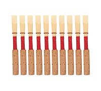 ZJchao Oboe Reeds, Medium Soft Oboe Reeds Instrument 10pcs Medium Strength Handmade Instrument Replacement Accessory with 3.2 X 0.5 X 0.5inch Length for Beginning Oboist