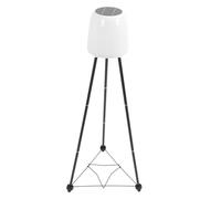ZJchao Outdoor Light Garden Metal Solar Floor Lamp with Plant Stand - Triangular Structure, Easy Assembly, IP54, Outdoor Lighting for Garden and Patio