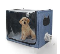 ZJchao Oxford Cloth Pvc Dog Oxygen Chamber, Atomization Box Provides a Spacious Transparent Design for Observing Pets At All Times for Accommodating Small Dogs Cats and Other Animals
