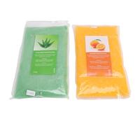 ZJchao Paraffin Wax Spa Hand Moisturizing Hand Foot Care Wax Deep Hydration for Cracked Heels Rough Elbows Stiff Muscles Sweet Orange Aloe Scented 450g X2