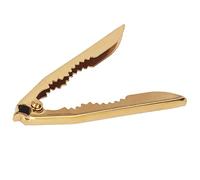 ZJchao Pecan Cracker, Stainless Steel Nut Cracker Tool with Non-Slip Handle for Chestnut Walnut and All Nuts, Lightweight Gold Finish