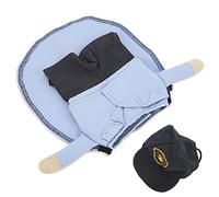 ZJchao Pet Mail Carrier Costume, Soft Funny Dog Cat Costume with Artificial Arms, for Small Medium Dogs Cats Halloween Christmas Parties (S)