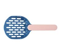 ZJchao Pooper Scooper, Plastic Thickened Kitty Litter Sift Shovel Cat Litter Scoop Kitten Pooper Lifter Scooper for Small Pet Boxes Cleaning, 10.2x4.3x2.0in (Cat litter shovel blue powder)