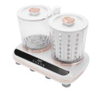 ZJchao Portable Underwear Washing Machine, Dual Cup Spin Dry Drain Pipe Rechargeable Cordless Underwear Washer for Bathroom Home Travel Lightweight Compact Design