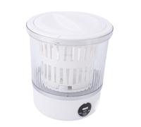 ZJchao Portable Washing Machine, Cordless Rechargeable 3L Underwear Washer with LED Touch Screen for Baby Clothes Socks Travel Camping