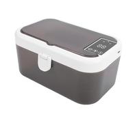 ZJchao Portable Wipe Warmer, Baby Wipes Warmer Dispenser Top Heating 3 Temperature Settings 55/60/65°C with Spring Loaded Platform & Night Light for Nighttime Diaper Changes