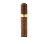 ZJchao Portable Wooden Toothpick Holder, Compact Travel Toothpick Case, Small Capsule Container for Pills, Keys, Survival Gear, Rosewood Decorative Box (Ebony Wood)