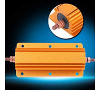 ZJchao Power Resistor Aluminum Resistor 200W 4R High Power Resistor Aluminium Housing Industrial Electrical Equipment Supplies for Power Supply Sensor Elevator Stage Audio