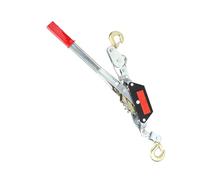 ZJchao Power Rope Puller, Gear Winch Puller Heavy Duty Steel Construction, Powerful System 2Ton Wire Rope Hand Power with 2 Hooks Wire Ideal for Construction, (2T)