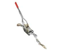 ZJchao Power Rope Puller, Gear Winch Puller Heavy Duty Steel Construction, Powerful System 2Ton Wire Rope Hand Power with 2 Hooks Wire Ideal for Construction, (4T)