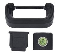 ZJchao Professional Camera Eyecup with Viewfinder Cover and Built in Level for A6700, Adjustable Eye Relief for DSLR and Mirrorless Cameras