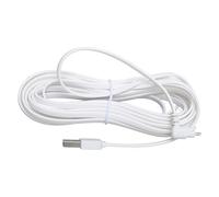 ZJchao PVC USB Charging Cable for Security Cameras - 2m/6.6ft Power Extension Cord with Tangling Design for Indoor and Outdoor Use (2m)