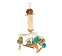 ZJchao Rabbit Toys Boredom Breaker Hanging Chew Toys for Teeth Grinding, Suitable for Guinea Pigs, Chinchillas, Hamsters, Rats