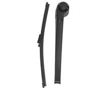 ZJchao Rear Wiper Arm, 2pcs Black ABS Car Rear Windshield Wiper Arm Vane/Wing Set Vane/Wing 6Q6955707C Back Windshield for B6 B7 2007-2017 Black