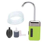 ZJchao Rechargeable Fish Aerator Pump, Fish Oxygen Pump Oxygen Sensing Pumping Water 3 Modes with LED Light for Fishing Hands Washing 210
