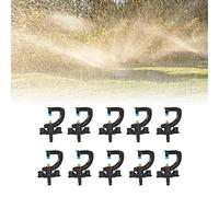 ZJchao Refraction Nozzle Spray Nozzle Micro Rotating Nozzle 10 Set G Type Watering Sprinkler Irrigation Equipment for Greenhouse Garden Agricultural Production Made of Engineering