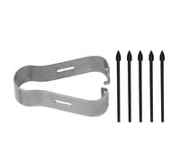 ZJchao Remarkable Pen Tips, Remarkable Tips 5Pcs Stylus Accurate Sensitive Portable Replacement Touch Stylus Nibs Replacement with Tweezer Slender Nib Slides for (Black)
