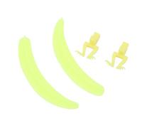 ZJchao Reusable Silicone Eyelash Separator Tool Lash Extension Accessory with Frog Legs for Beauty Salon Lash Artists (Yellow)