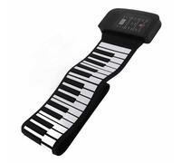 ZJchao Roll Up Keyboard Piano, Foldable Piano Silicone 88 Keys Roll Up Keyboards Hand Educational Portable with Touch Control Panel for Beginners Learning (88 keys in English)