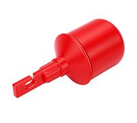 ZJchao Rolling Ball Hook Type Cane Tip Universal Fit Enhanced Safety Rolling Cane Tip Replacement Red ABS Material Durable Rotating Guide Accessory for Blind Visually Impaired