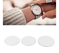 ZJchao Round Watch Glass, Clock Glass Replacement 3PCS Flat Watch Replacement Round Transparent