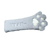 ZJchao Seatbelt Covers, Cute Seatbelt Covers Cat Claws Appearance Comfortable Soft Plush Belt Strap for Women (Grey)