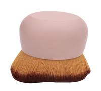 ZJchao Self Tanner Brush, Tanning Applicator Brush Soft Hair Wave Shaped Head for Body Foundation & Makeup, Blending Applicator for Tanner (Khaki)